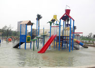 حمام سباحة حديقة مائية بناء ، معدات ملعب مائي للأطفال في الهواء الطلق