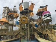 50 شخصًا 30m3 / H Aqua Playground Pirate Ship Water House