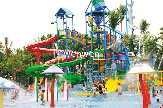 0.6m/ Lane Water Park Slide Tube/ Body Slide للمغامرات الصديقة للعائلة