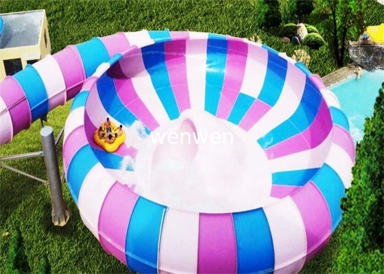 منزلقات مائية مخصصة من boomerang لحوض هبوط 1350 قدم مربع